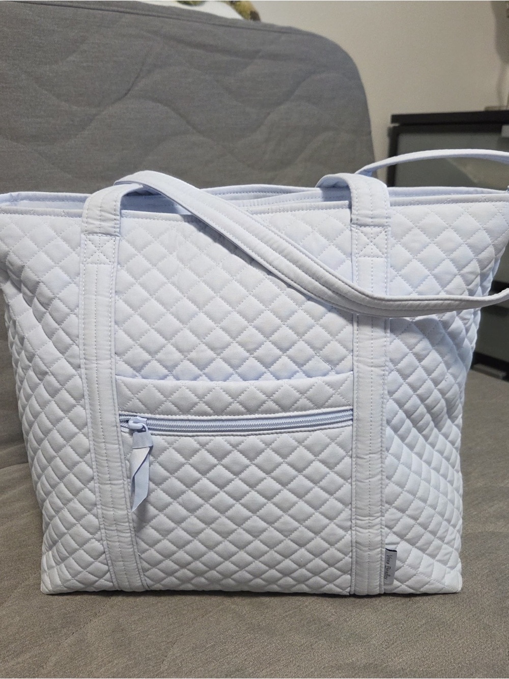 Vera Bradley Quilted White Tote Bag